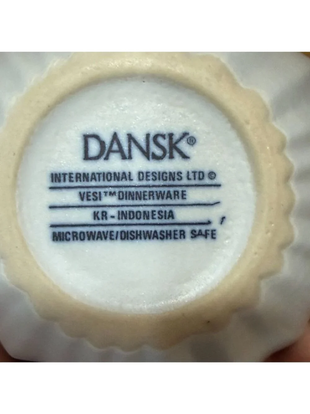 Vintage 1990s Dansk Vesi Pewter Grey Pleated Ribbed 5.5